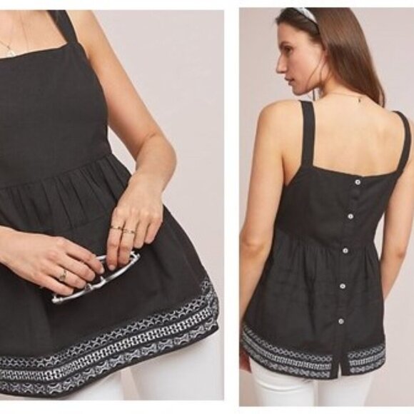 Anthropologie Tops - AM.IT by Amit Aggarwal Olivia Embroidered Top